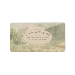 Vintage Painting Return Address Sticker