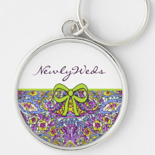 Vintage Paisley Keychain