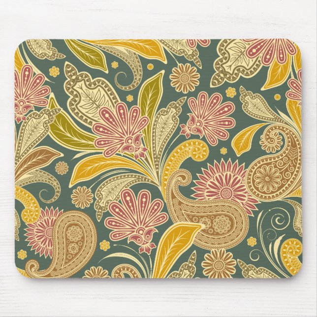 Vintage Paisley Mouse Pad (Front)