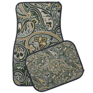 vintage Paisley oriental ethnic Pattern Seamless p Car Floor Mat