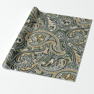 vintage Paisley oriental ethnic Pattern Seamless p Wrapping Paper