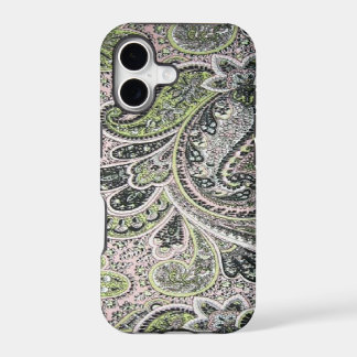 Vintage Paisley Pink Sage Case-Mate iPhone 5 17 Case