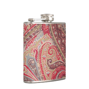 Vintage Paisley Print for the Ladies Flask