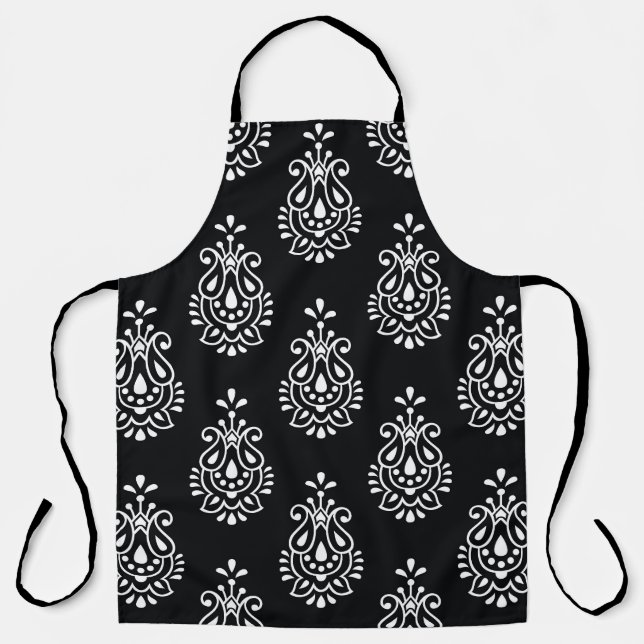 Vintage paisley, seamless elegant pattern. apron (Front)