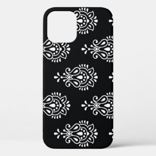 Vintage paisley, seamless elegant pattern. iPhone 12 case