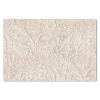 Vintage Pale Pink Lace Tissue Paper by KraftyKays at Zazzle