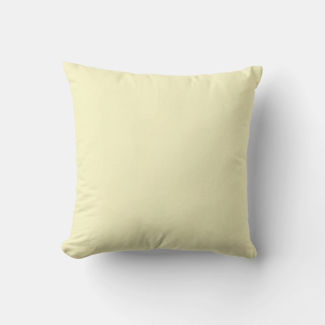 Vintage Pale Yellow Parchment Background Template Throw Pillow (Front)