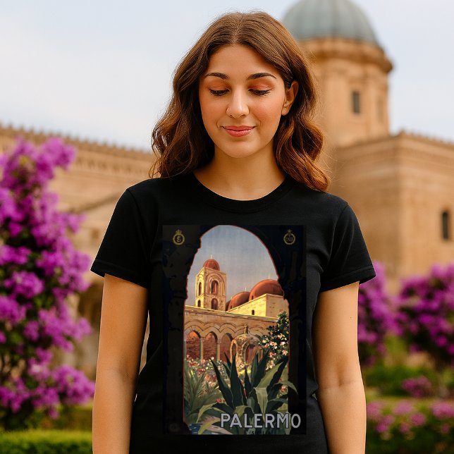Vintage Palermo Sicily Tourism Travel T-Shirt (Creator Uploaded)