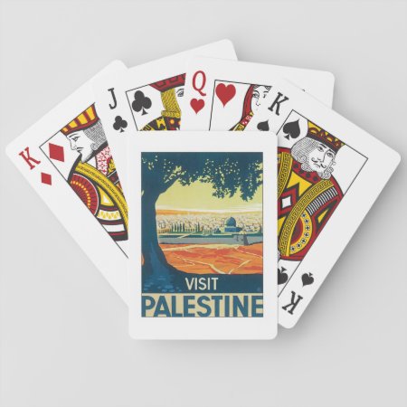 Vintage Palestine Middle East Playing Cards
