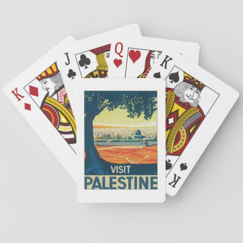 Vintage Palestine Middle East Playing Cards