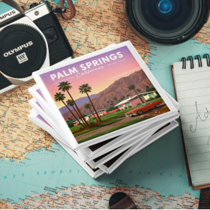 Vintage Palm Springs California Magnet