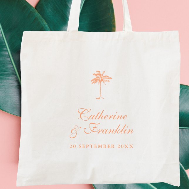Vintage Palm Tree Tropical Tote Bag (Creator Uploaded)