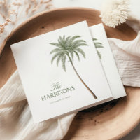 Vintage Palm Tree Wedding
