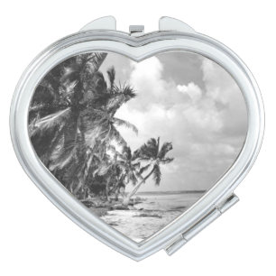 Vintage Palm Trees Compact Mirror