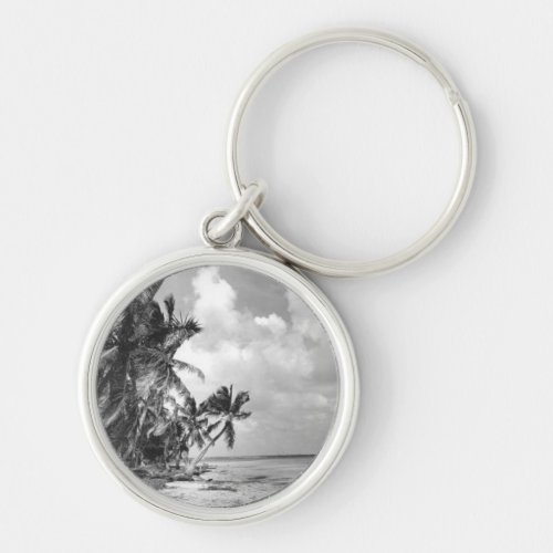 Vintage Palm Trees Cool Keychain