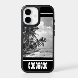Vintage Palm Trees Personalised iPhone 17 Case