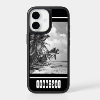 Vintage Palm Trees Personalised iPhone 17 Case