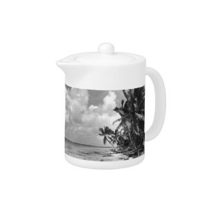 Vintage Palm Trees Teapot