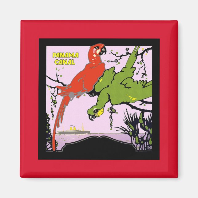 Vintage Panama Canal Magnet (Front)