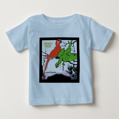 Vintage Panama Canal Travel Baby T_Shirt