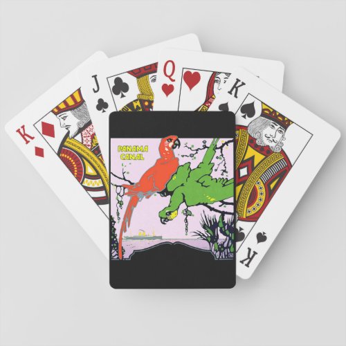 Vintage Panama Canal Travel Playing Cards