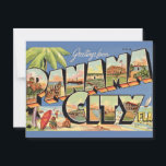 Vintage Panama City Florida Postcard<br><div class="desc">Such a great retro postcard for Panama City,  Florida repurposed!</div>