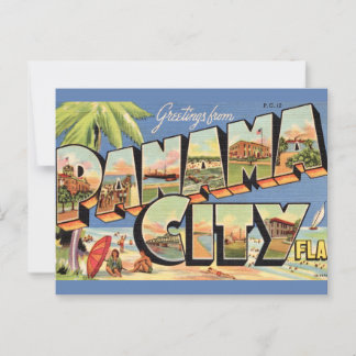 Vintage Panama City Florida Postcard