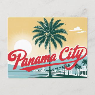 Vintage Panama City, Florida, USA Postcard