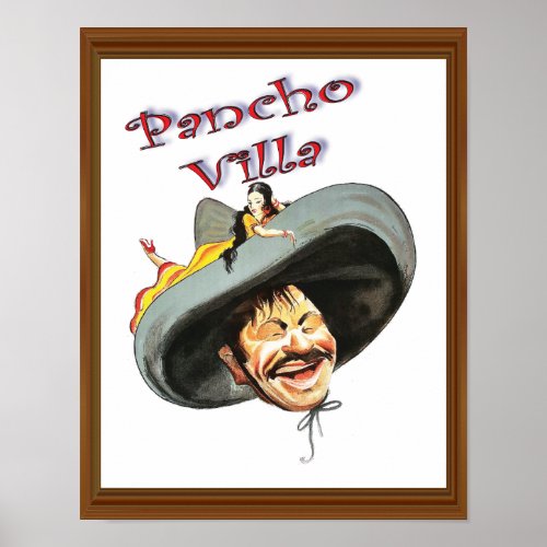 Vintage Pancho Villa Poster