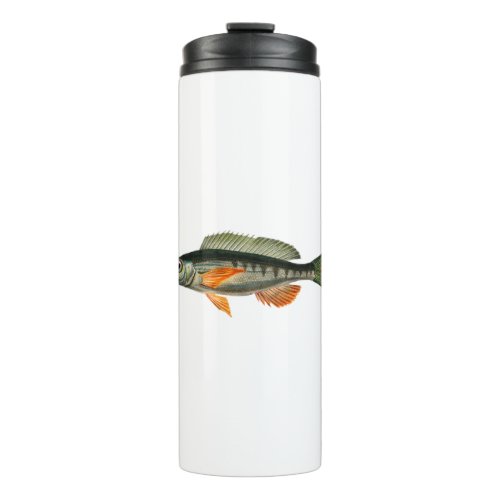 Vintage Pandora fish illustration Thermal Tumbler