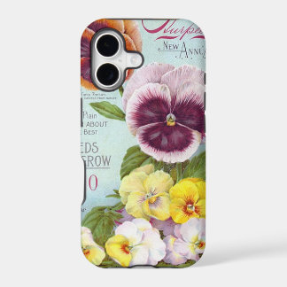 Vintage Pansies iPhone 17 Case