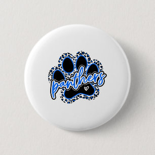 Vintage Panthers School Sports Name Spirit Go Back Button