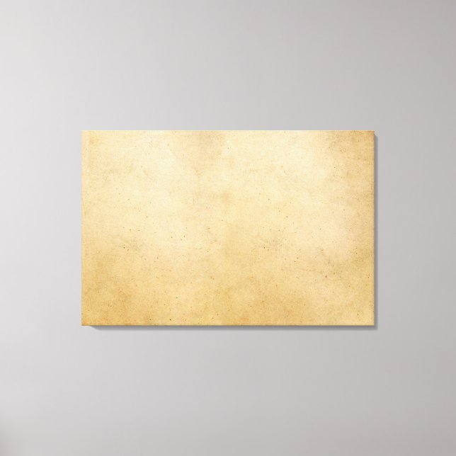 Vintage Paper Antique Gold Parchment Background Canvas Print (Front)