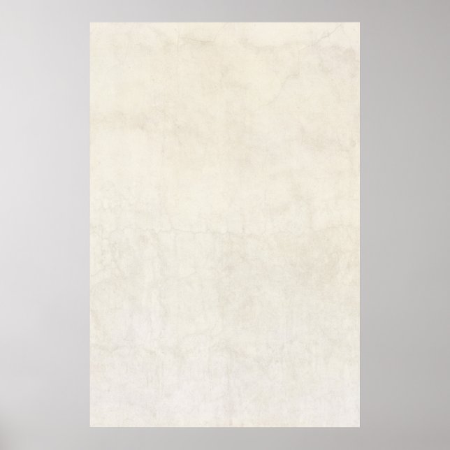 Vintage Paper Antique Ivory Parchment Background Poster (Front)