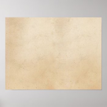 Vintage Paper Antique Parchment template Blank Poster by SilverSpiral at Zazzle