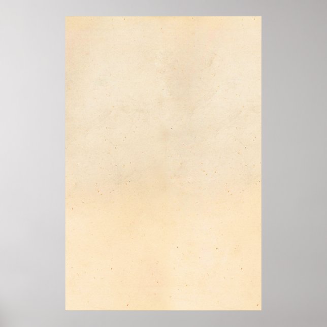 Vintage Paper Antique Parchment Template Blank Poster (Front)