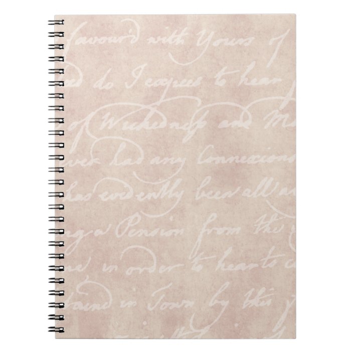 Vintage Paper Antique Script Writing Parchment Notebook