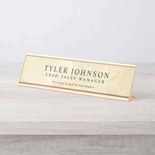 paper desk name plates zazzle