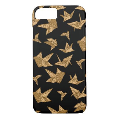 Vintage Paper Cranes Phone Case