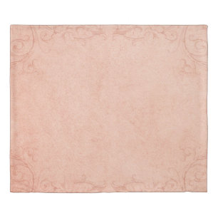 Vintage paper frame ornament duvet cover