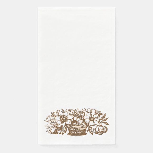 Vintage Paper Guest Towels (Front)