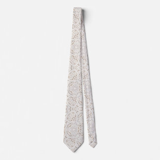Vintage paper lace  neck tie