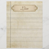 Vintage Paper Lines (Front)