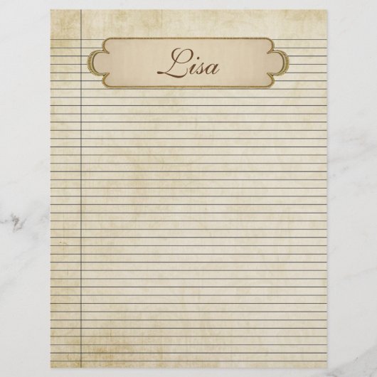 Vintage Paper Lines (Front)