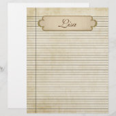 Vintage Paper Lines (Front/Back)