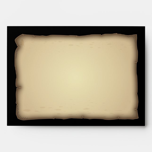 Vintage Paper Old Parchment Envelope (Front)