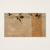 Vintage paper Profile Card (Back)