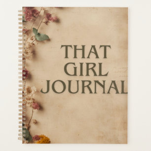 Vintage Paper Texture Daily Planner & Organizer