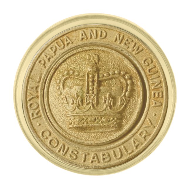 Vintage Papua New Guinea Constabulary Lapel Pin (Front)