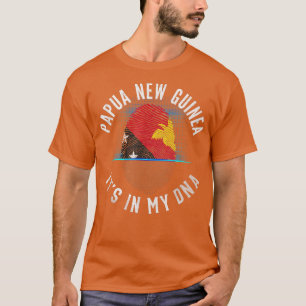 Vintage Papua New Guinea Flag It Is In My DNA T-Shirt